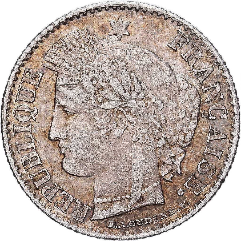 France, 20 Centimes, Cérès, 1850, Paris, Argent, TTB, Gadoury:303, KM:758.1