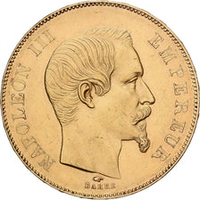 Francia, Napoleon III, 50 Francs, 1857, Paris, Oro, EBC, Gadoury:1111, KM:785.1