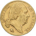 Francia, Louis XVIII, 20 Francs, 1817, Bayonne, Oro, BC+, Gadoury:1028, KM:712.5