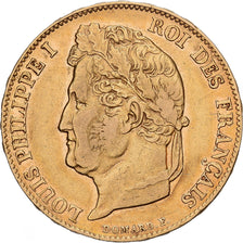France, Louis-Philippe Ier, 20 Francs, 1838, Paris, Or, TB+, Gadoury:1031