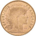 Francia, 10 Francs, Marianne, 1907, Paris, Oro, BB, Gadoury:1017, KM:846