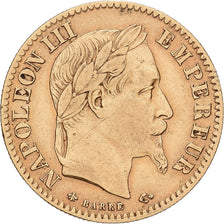 France, Napoléon III, 10 Francs, 1866, Paris, Or, TTB, Gadoury:1015, KM:800.1
