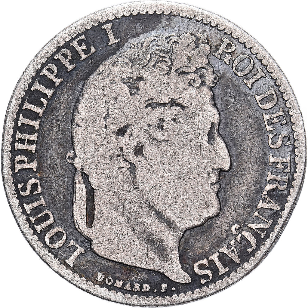 Frankreich, Louis Philippe I, 1/2 Franc, 1843, Rouen, Silber, S, Gadoury:408