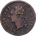 France, Louis XVI, Liard, 1786, Metz, Copper, VF(30-35), Gadoury:348, KM:585.2