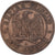 France, Napoleon III, 2 Centimes, 1853, Paris, Bronze, VF(30-35), Gadoury:103