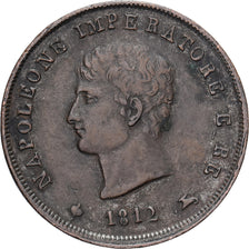 États italiens, KINGDOM OF NAPOLEON, Napoléon Ier, 3 Centesimi, 1812, Milan