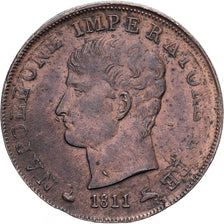 Italiaanse staten, KINGDOM OF NAPOLEON, Napoleon I, Centesimo, 1811, Milan