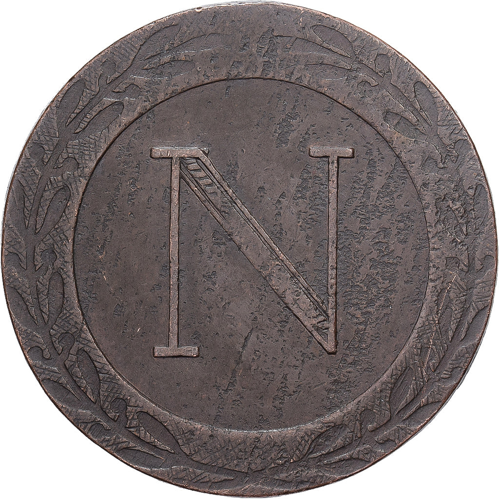 France, Napoleon I, 5 Centimes, 1808, Strasbourg, Copper, EF(40-45)