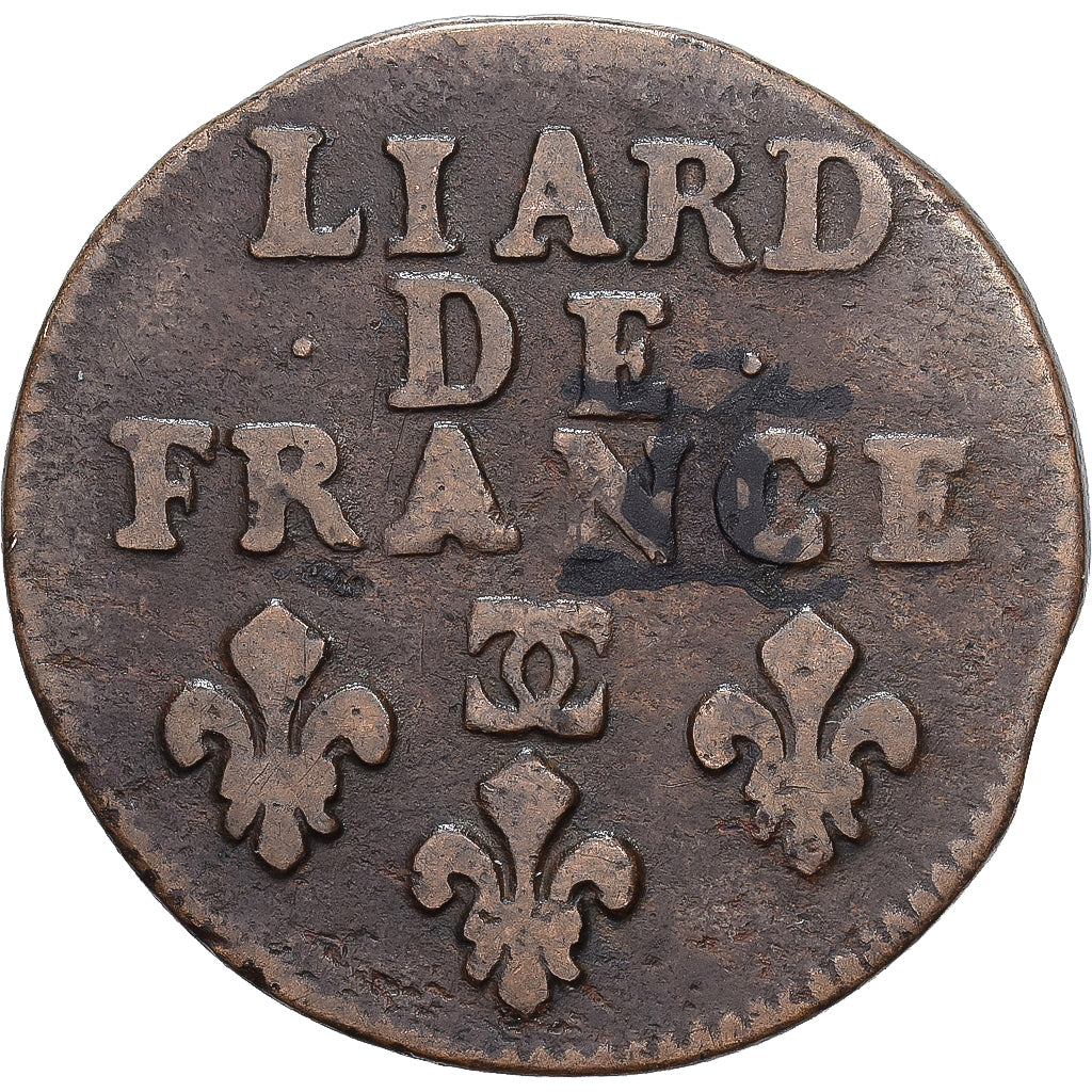 França, Louis XIV, Liard, Liard de France au buste âgé, troisième type