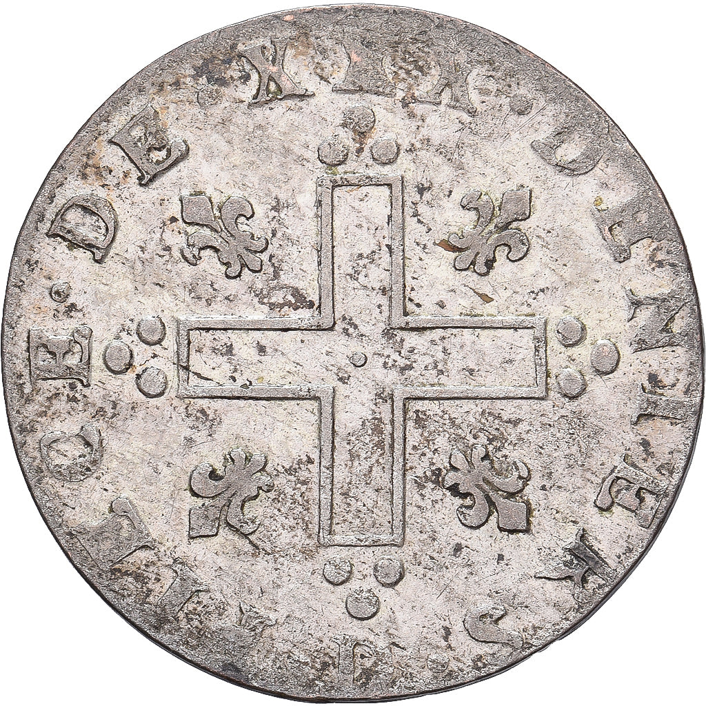 França, Louis XIV, XXX Deniers aux 2 L couronnés, 1713, Lyon