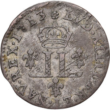 Francia, Louis XIV, XV Deniers (pièce de), 1713, Metz, rose