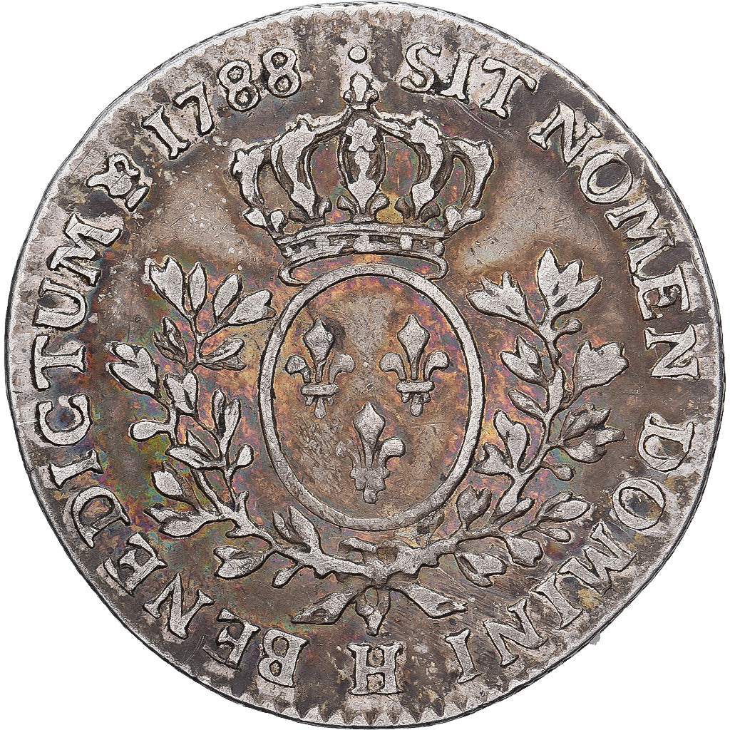 France, Louis XVI, 24 Sols, 1/5 ECU, 1788, La Rochelle, Silver