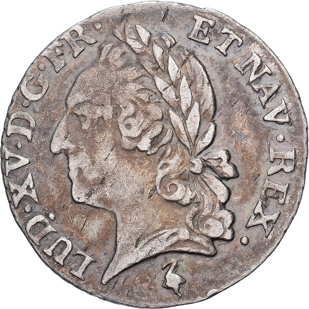 France, Louis XV, 6 Sols, 1/20 Écu à la vieille tête (6 sols)