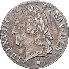 Francia, Louis XV, 6 Sols, 1/20 Écu à la vieille tête (6 sols)