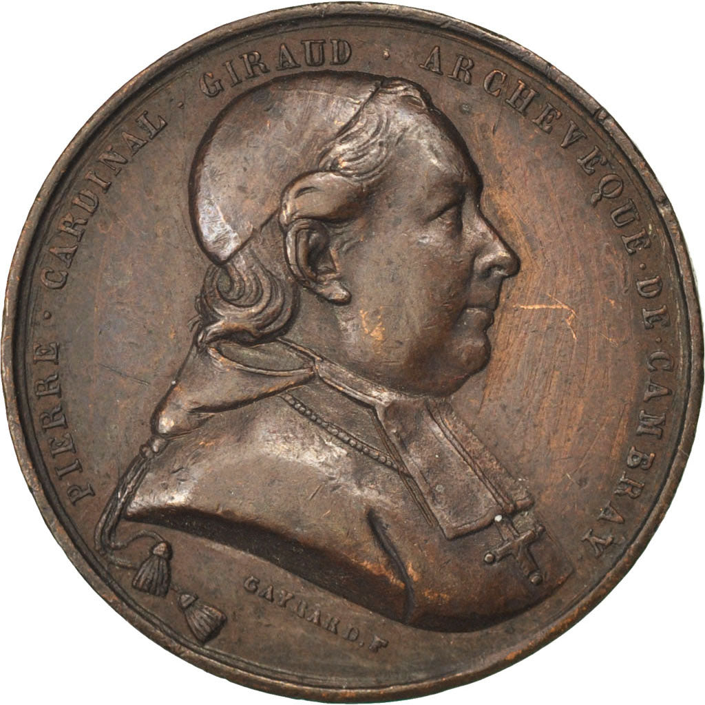 Francia, medaglia, Louis Philippe I, 1847, Rame, Gayrard, SPL-