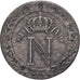Francja, Napoleon I, 10 Centimes, 1809, Paris, Bilon, EF(40-45), Gadoury:190