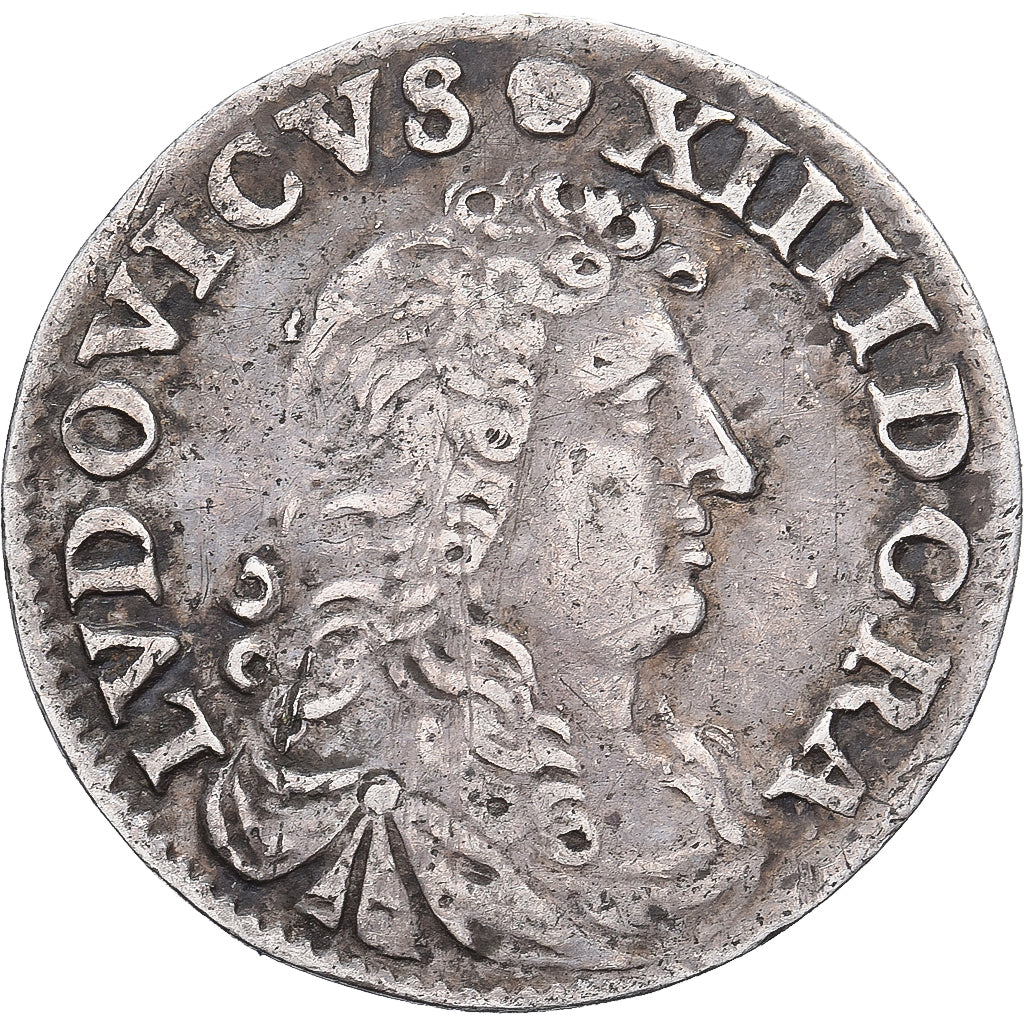 França, Louis XIV, 4 Sols, 4 Sols dits « des Traitants », 1676, Vimy
