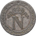 Francja, Napoleon I, 10 Centimes, 1808, Paris, Bilon, VF(30-35), Gadoury:190