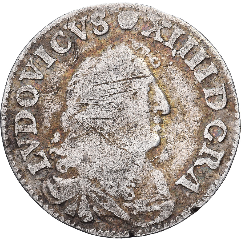 França, Louis XIV, 4 Sols, 4 Sols dits « des Traitants », 1675, Vimy