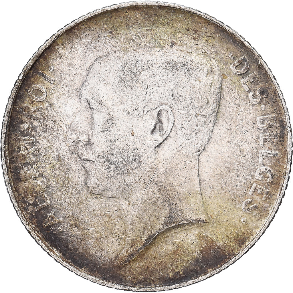 Belgium, Albert I, Franc, 1912, Brussels, Silver, VF(30-35), KM:72