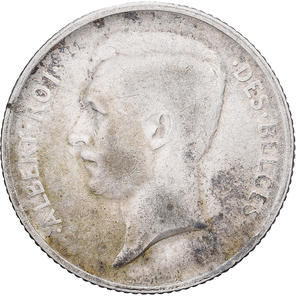 Belgium, Albert I, Franc, 1910, Brussels, Silver, VF(30-35), KM:72