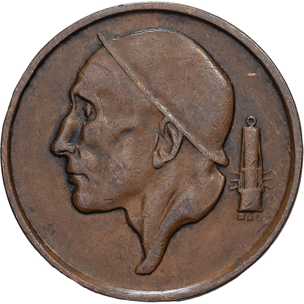 Belgique, Baudouin I, 50 Centimes, 1955, Bruxelles, Bronze, TTB+, KM:144