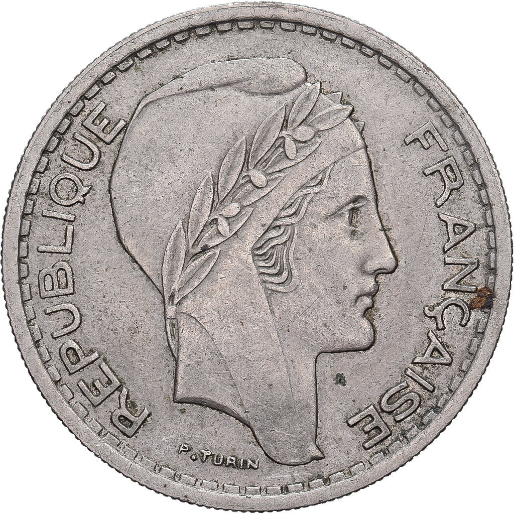 France, 10 Francs, Turin, 1948, Paris, Cupro-nickel, TTB, Gadoury:811, KM:909.1