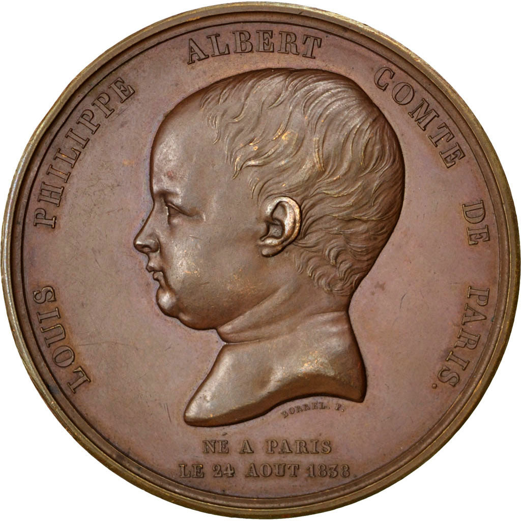 Francia, medalla, Louis Philippe I, 1838, Bronce, Borrel, MBC+
