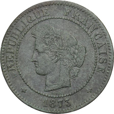 France, 5 Centimes, Cérès, 1873, Paris, Bronze, TTB, Gadoury:157a, KM:821.1
