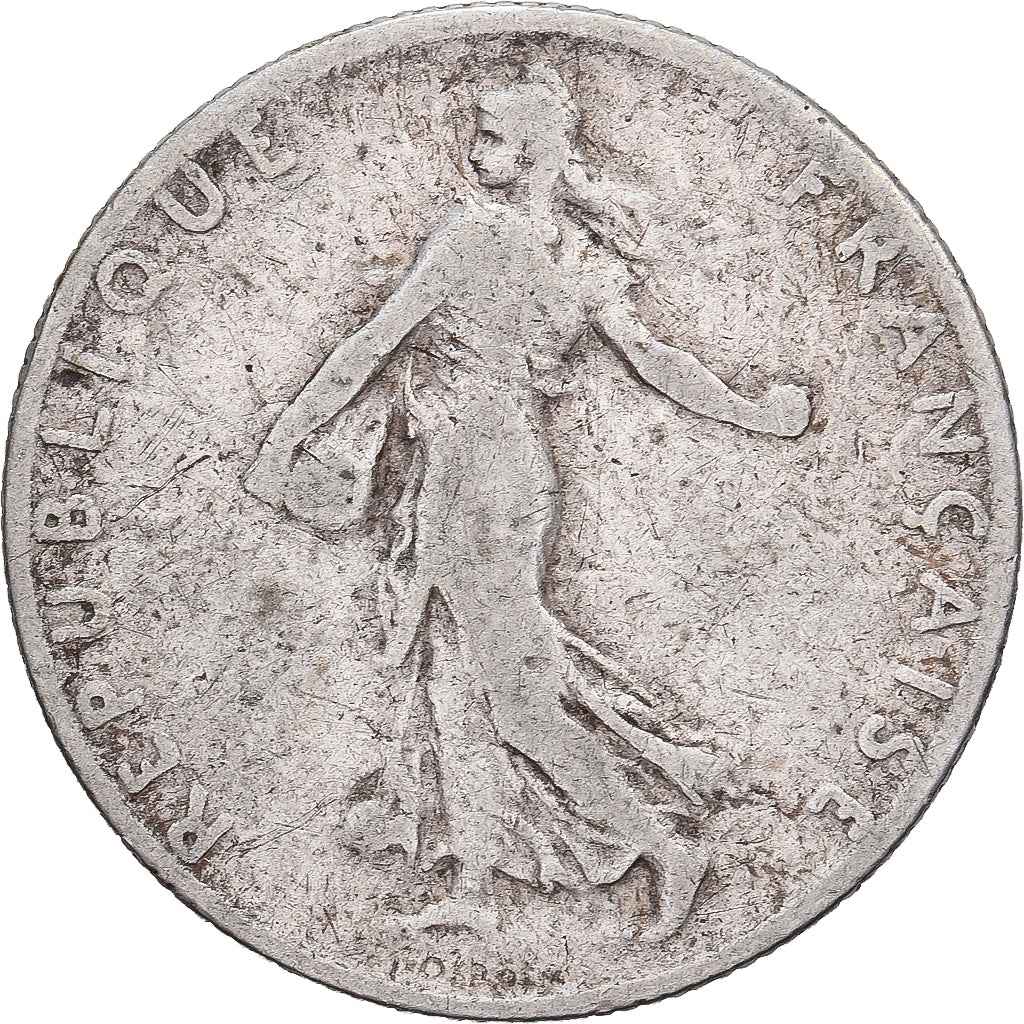 Frankrijk, 50 Centimes, Semeuse, 1910, Paris, Zilver, FR+, Gadoury:420, KM:854