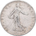 Frankrijk, 50 Centimes, Semeuse, 1916, Paris, Zilver, ZF, Gadoury:420, KM:845.1