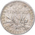 Francia, 50 Centimes, Semeuse, 1916, Paris, Argento, BB, Gadoury:420, KM:845.1