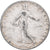 Francia, 50 Centimes, Semeuse, 1910, Paris, Argento, BB, Gadoury:420, KM:854