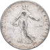 Francia, 50 Centimes, Semeuse, 1910, Paris, Argento, BB, Gadoury:420, KM:854