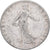 Francia, 50 Centimes, Semeuse, 1909, Paris, Argento, MB+, Gadoury:420, KM:854