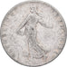 Francia, 50 Centimes, Semeuse, 1909, Paris, Argento, MB+, Gadoury:420, KM:854