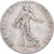 Francia, 50 Centimes, Semeuse, 1907, Paris, Argento, MB+, Gadoury:420, KM:854