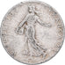 Francia, 50 Centimes, Semeuse, 1907, Paris, Argento, MB+, Gadoury:420, KM:854