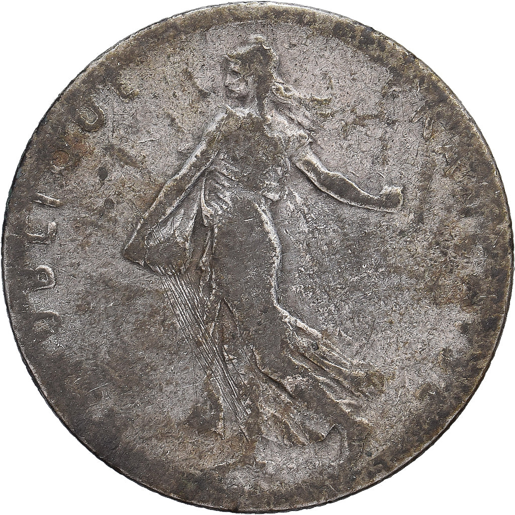 Frankrijk, 50 Centimes, Semeuse, 1898, Paris, Zilver, ZG+, Gadoury:420, KM:854