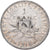 France, Franc, Semeuse, 1918, Paris, Silver, EF(40-45), Gadoury:467, KM:844.1