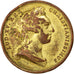 Frankreich, Medaille, Louis XV, 1757, Kupfer, SS