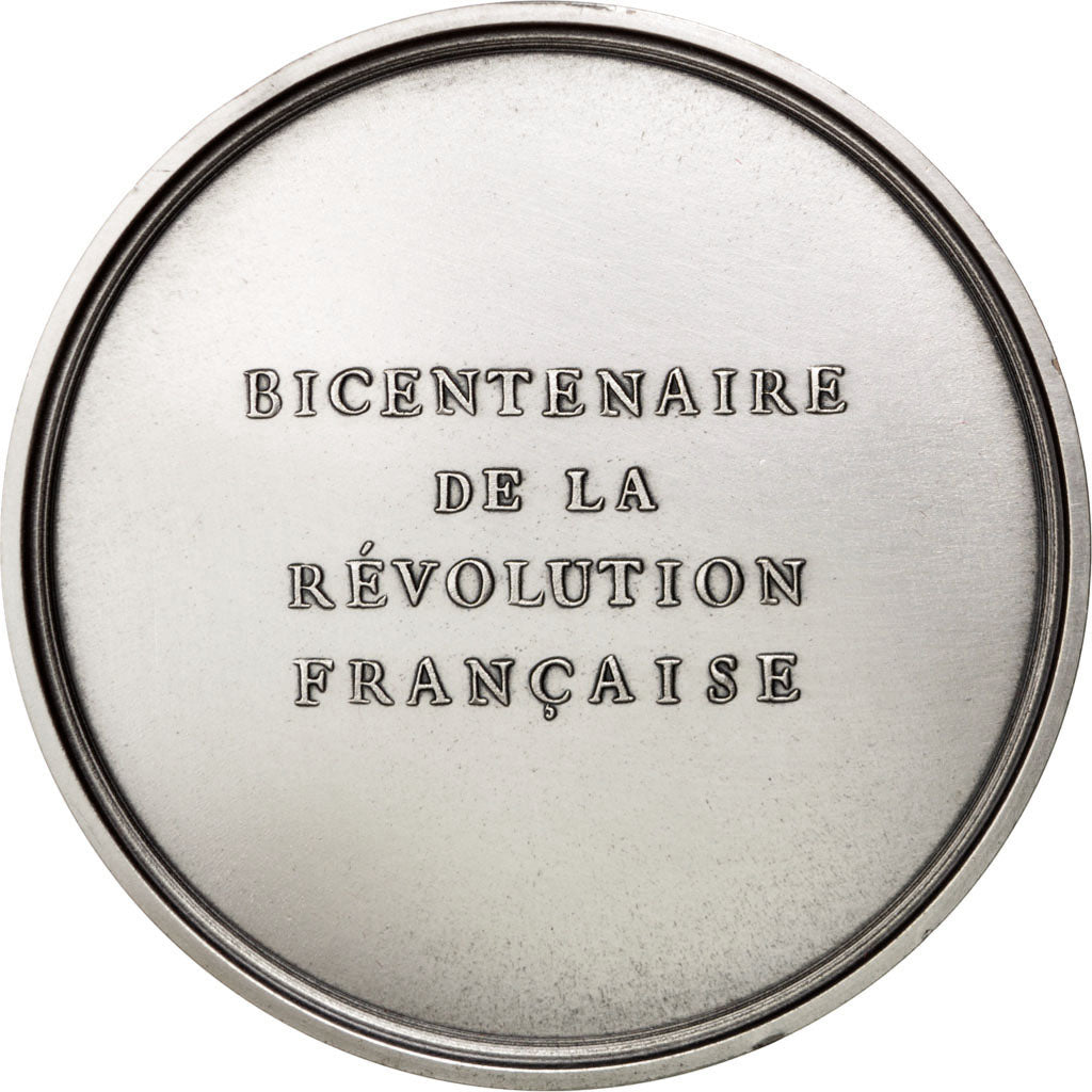 Frankreich, Medaille, French Fifth Republic, 1988, Bronze, Lesot, VZ+