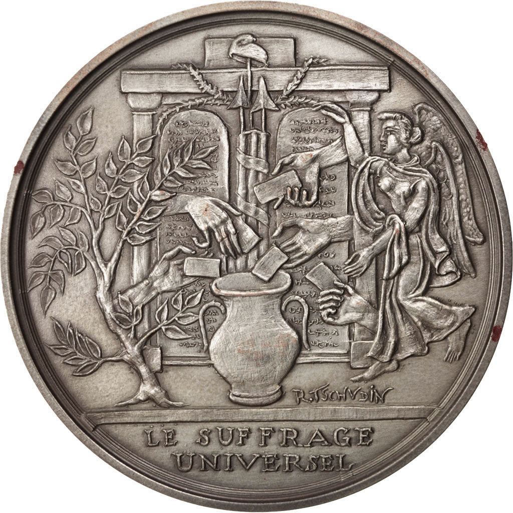 Frankreich, Medaille, French Fifth Republic, 1988, Bronze, Tschydin, VZ
