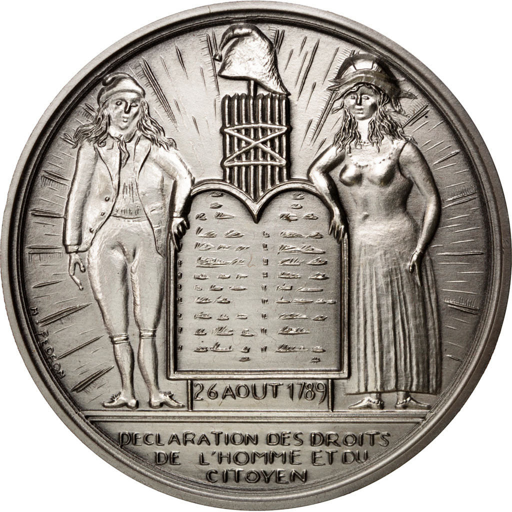 Francja, medal, Piąta Republika Francuska, 1988, Brązowy, MS(60-62)