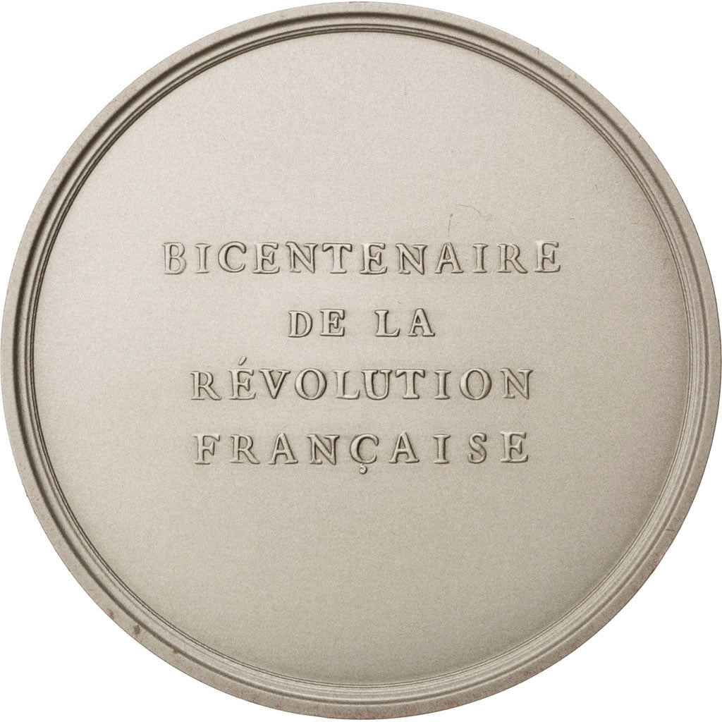 Francja, medal, Piąta Republika Francuska, 1988, Brązowy, MS(60-62)