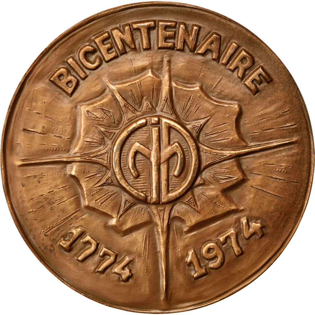 Frankreich, Medaille, French Fifth Republic, 1974, Bronze, VZ