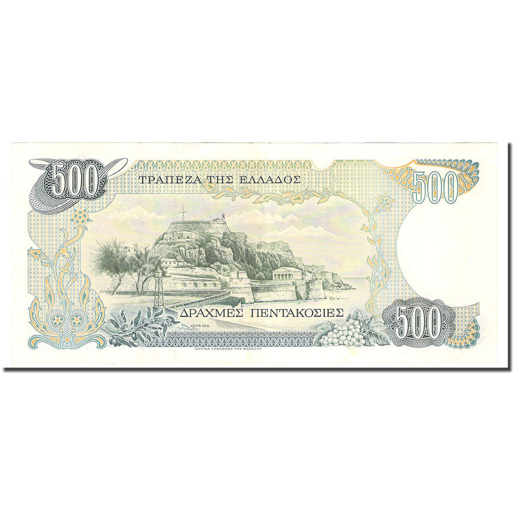 Nota, Grécia, 500 Drachmaes, 1983-02-01, KM:201a, AU(55-58)