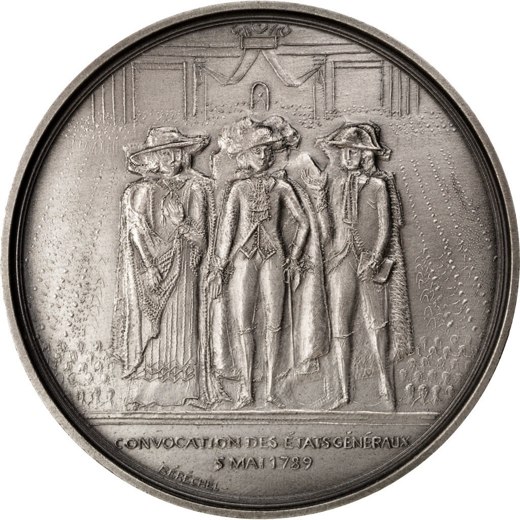 Frankrijk, Medaille, French Fifth Republic, 1989, Bronzen, PR+