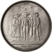Frankrijk, Medaille, French Fifth Republic, 1989, Bronzen, PR+