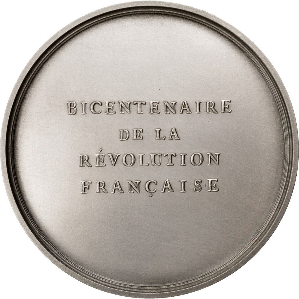 Frankrijk, Medaille, French Fifth Republic, 1989, Bronzen, PR+
